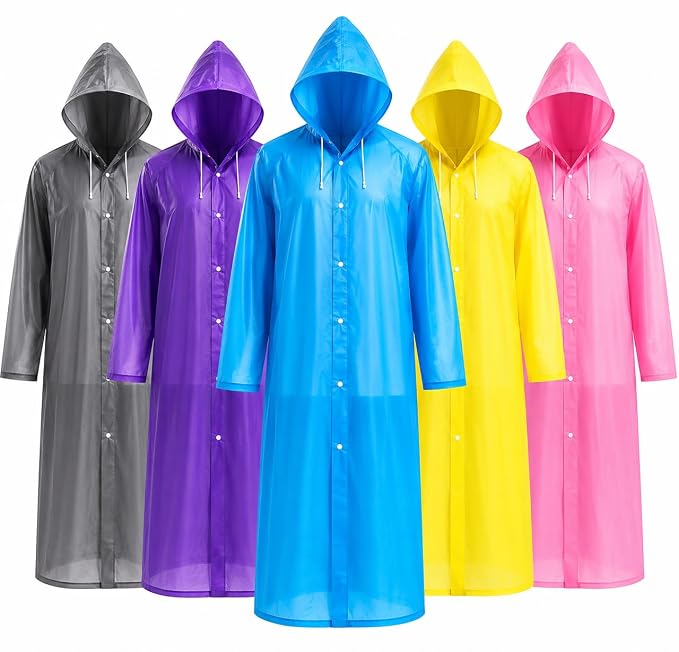 EVA Waterproof Rain Coat Hooded