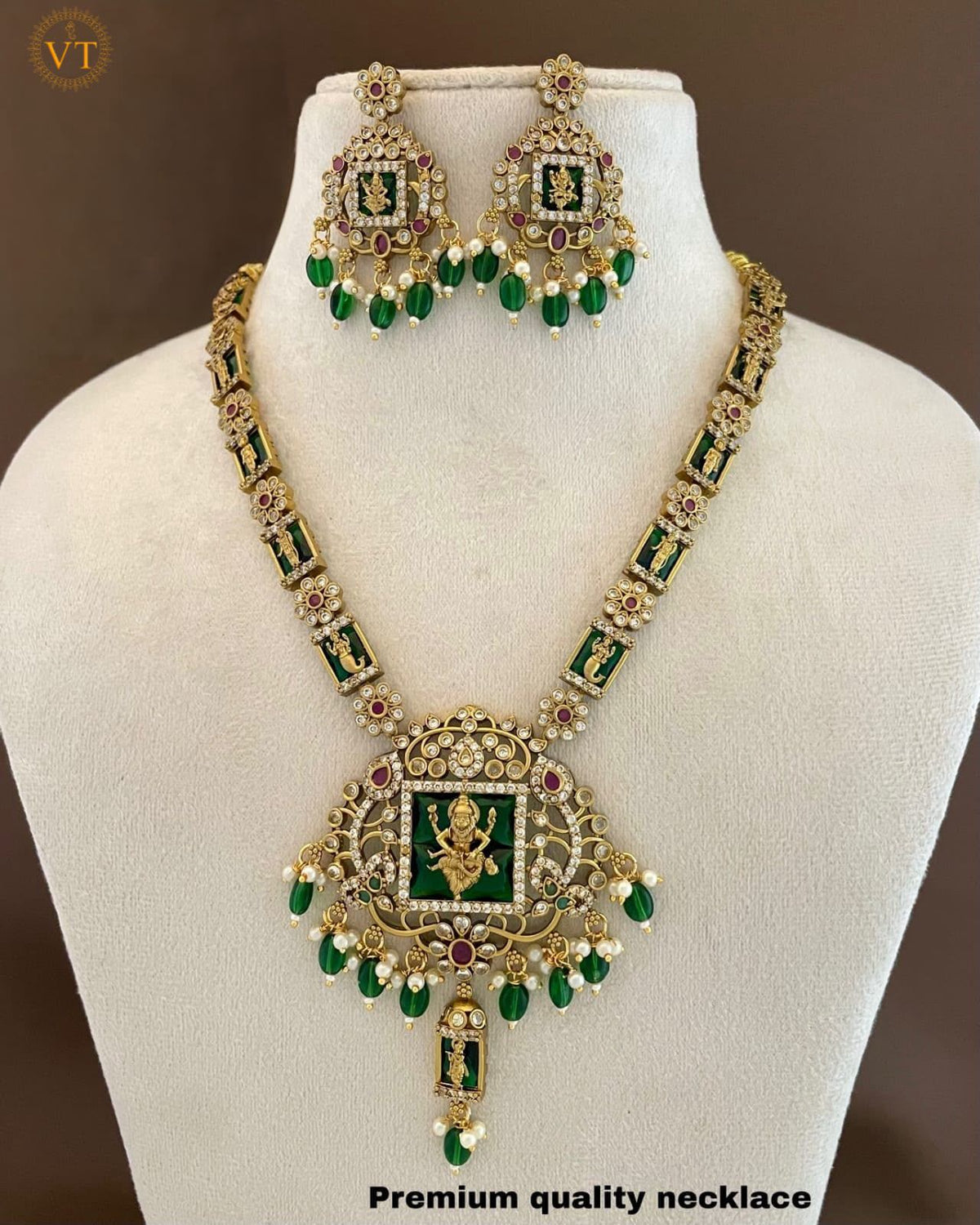 *✨ Premium Temple Necklace Set ✨