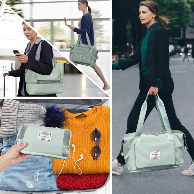 Foldable traveling bag ( Random Colors )