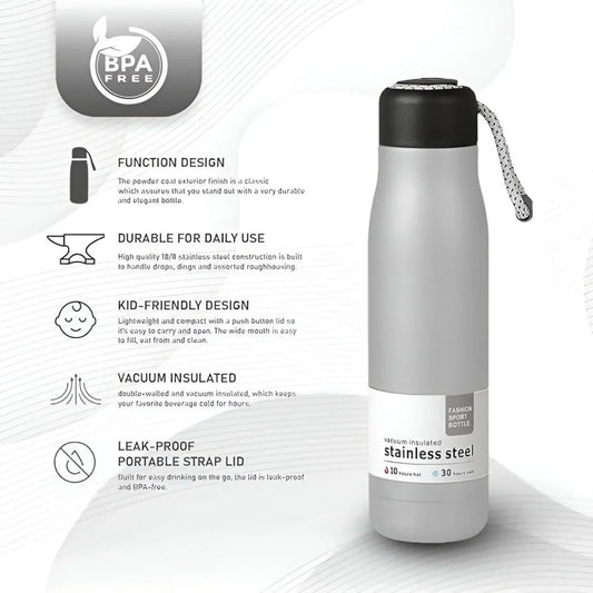 Sport Vaccum Flask Bottle ( 500ML)